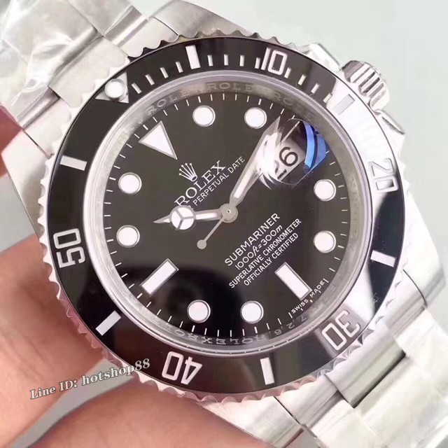 劳力士手表 Rolex潜航者型SUB水鬼 型号116610 904L钢版本 Rolex高端男士腕表 gjs1415